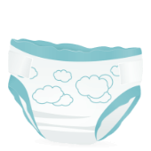 Diaper graphic