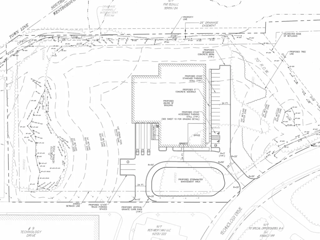 Blueprint of proposed Provision Ministries distribution site